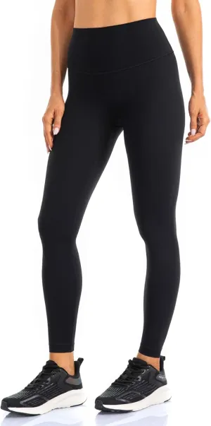 Ukaste Women's Studio Essential Yoga Leggings 25"/ 28" - Soft Stretch Workout Active Tights Pants