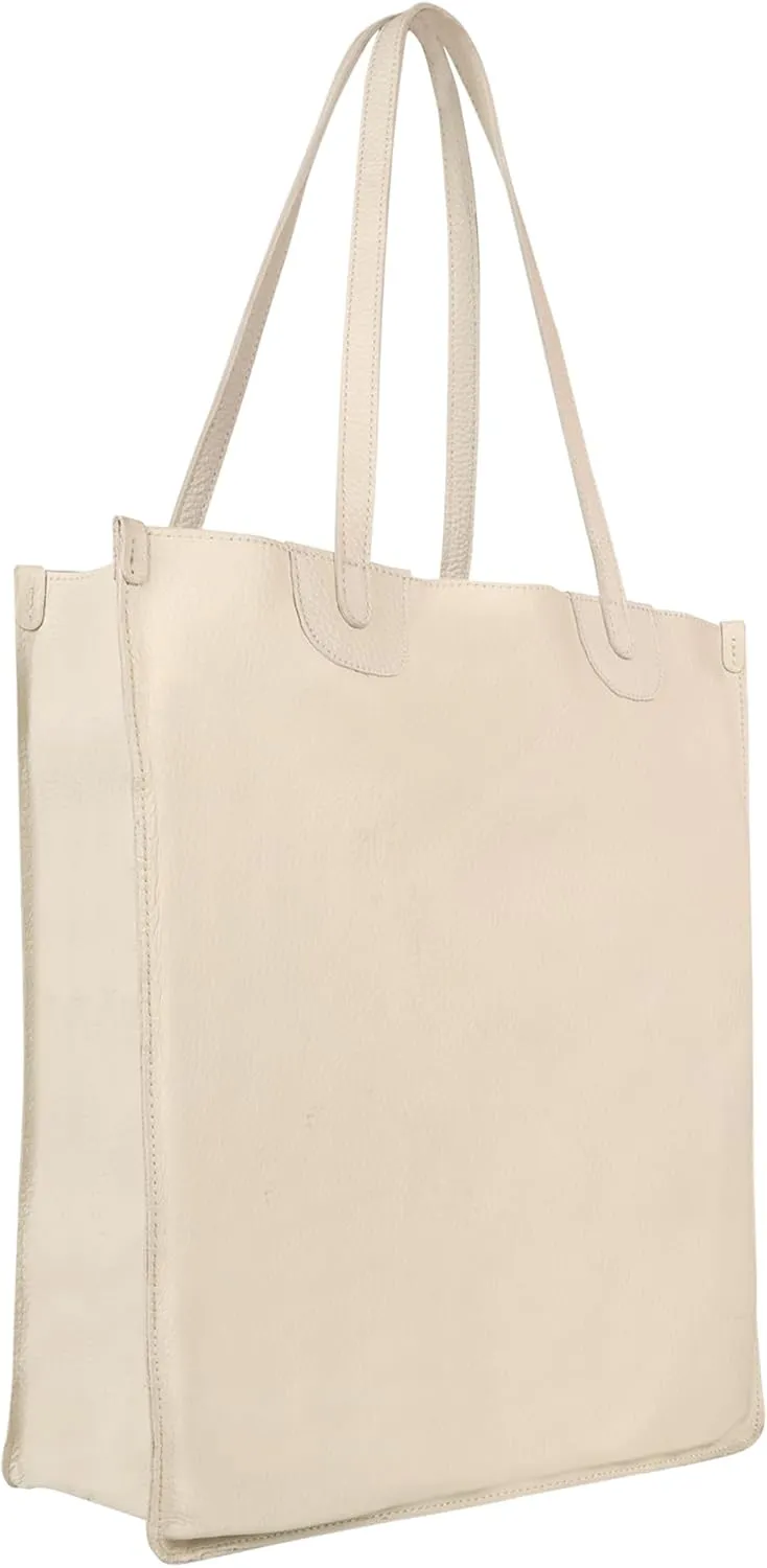 Vaan & Co. Tote  Upcycled Genuine Leather Shoulder Bag, Sustainable & Stylish Handbag for Everyday Use