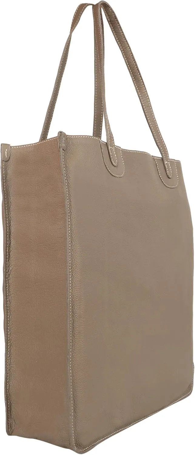 Vaan & Co. Tote  Upcycled Genuine Leather Shoulder Bag, Sustainable & Stylish Handbag for Everyday Use