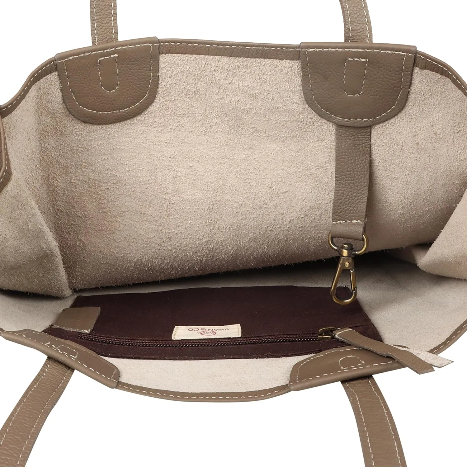 Vaan & Co. Tote  Upcycled Genuine Leather Shoulder Bag, Sustainable & Stylish Handbag for Everyday Use