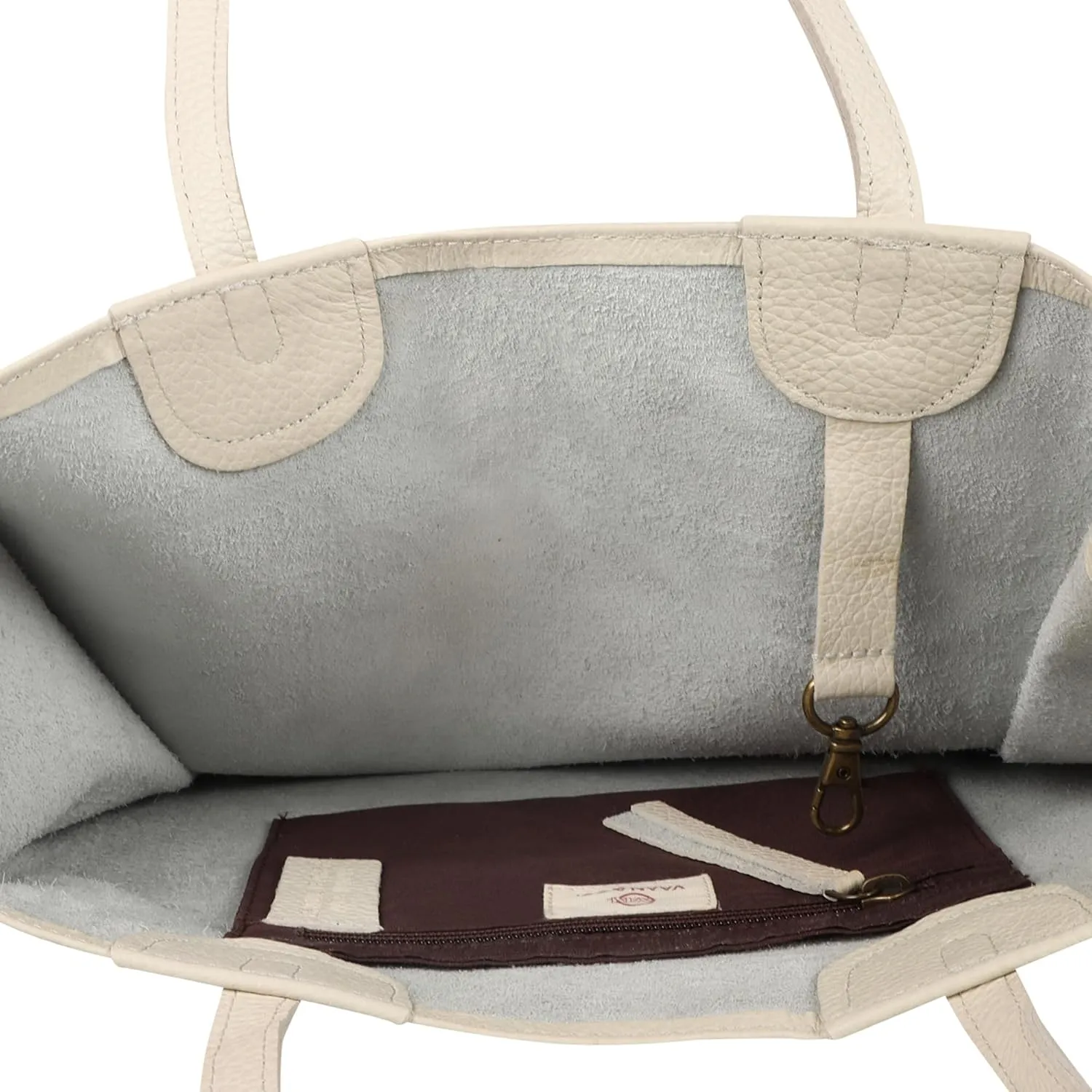 Vaan & Co. Tote  Upcycled Genuine Leather Shoulder Bag, Sustainable & Stylish Handbag for Everyday Use