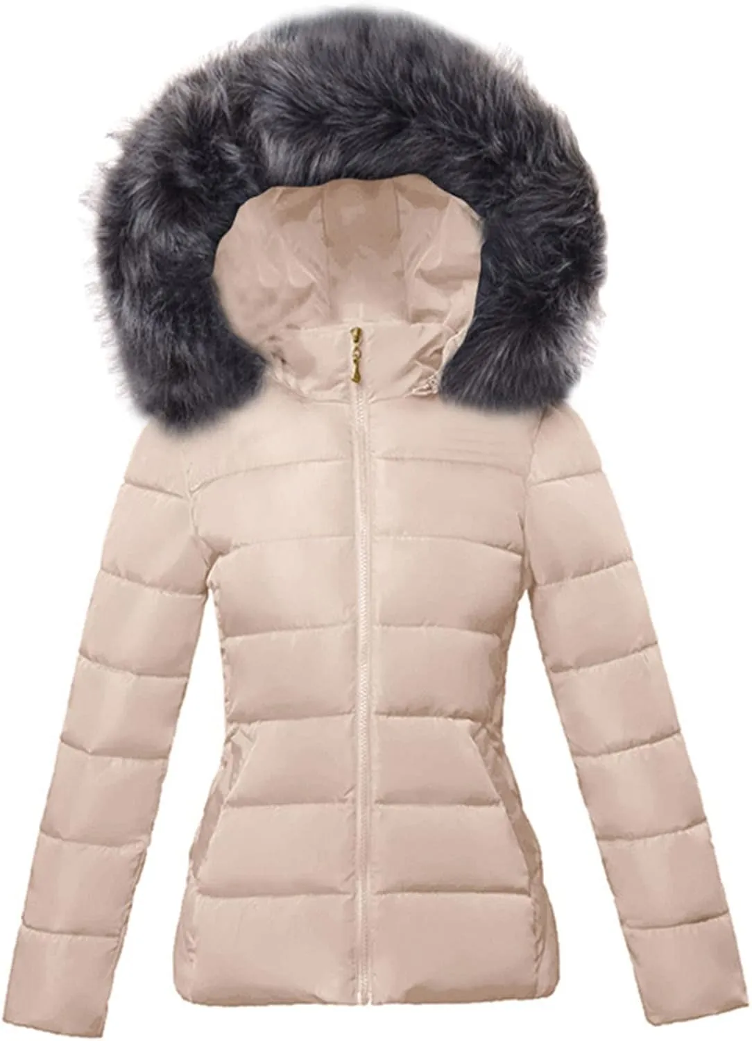 Vogrtcc Fur Winter Jacket For Women Plus Size Hooded Coat Women Parkas Warm Down Jacket Female Coat