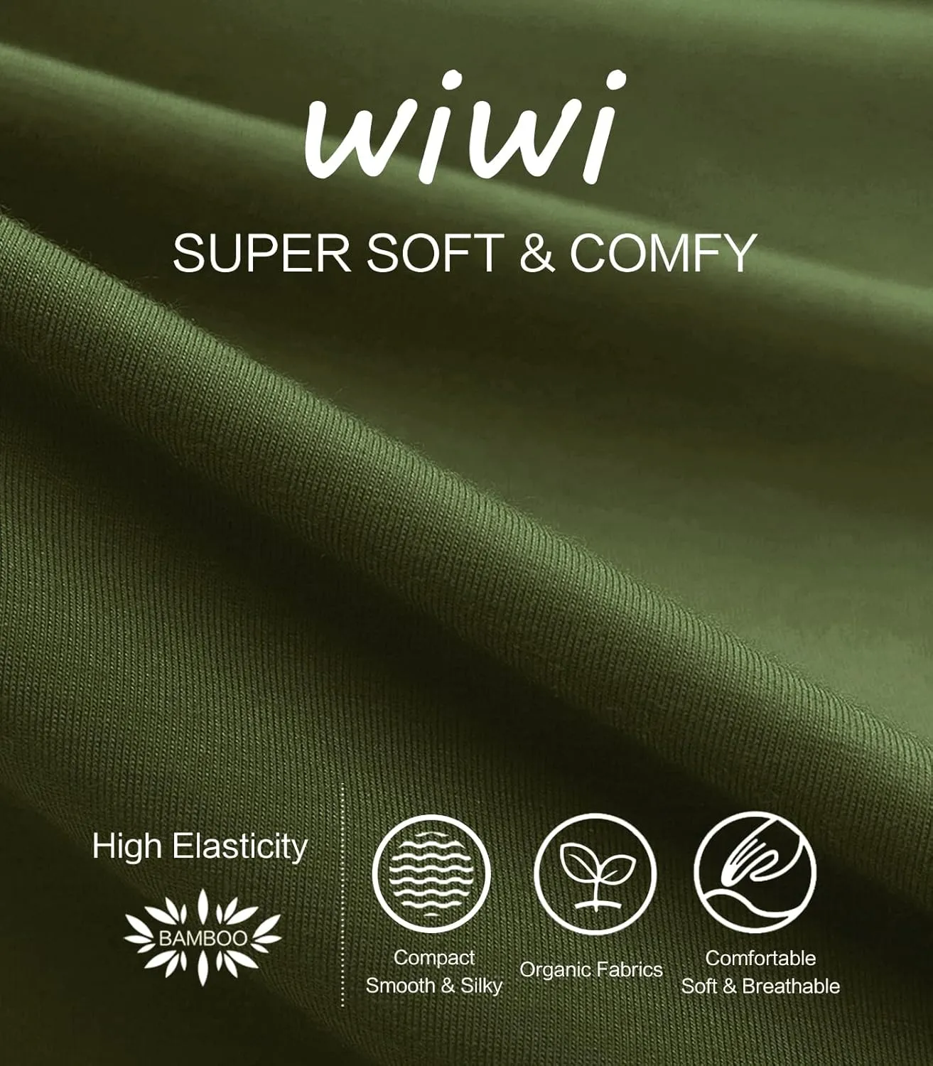 WiWi Pajama Pants for Women Soft Wide Leg Palazzo Lounge Sweatpants Loose Yoga Bottoms-Viscose from Bamboo S-XXL