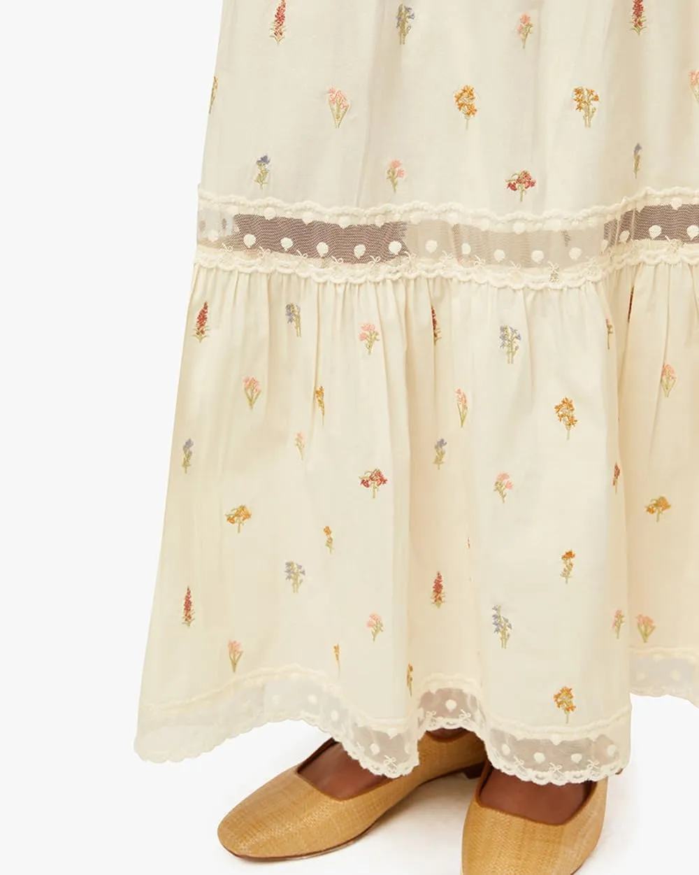 Women 2 Piece Skirt Set Summer Outfits Puff Sleeve Tie-up Front Crop Top Long Maxi Skirt Cottage Vacation Beachwear