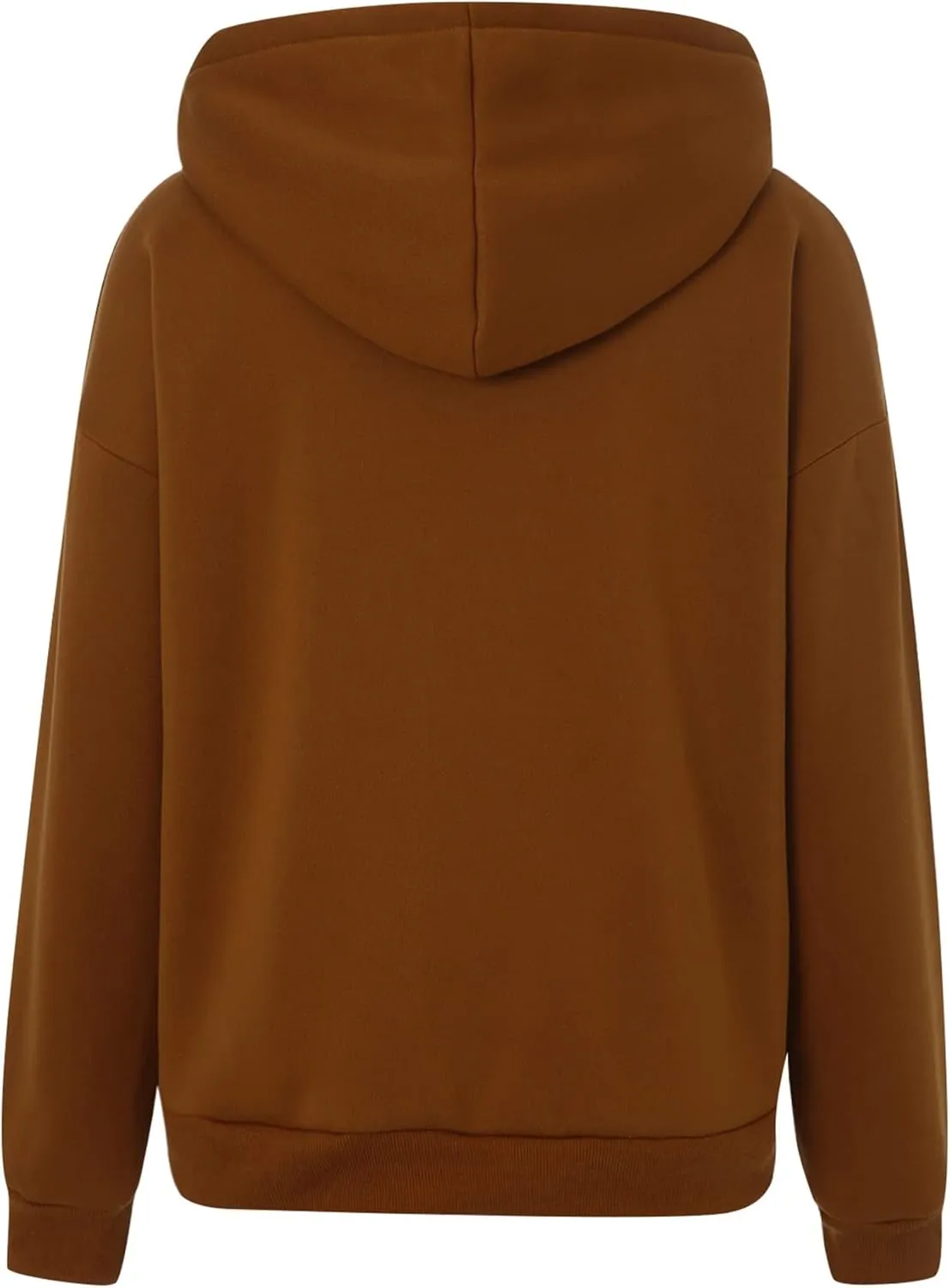 Women Oversized Zip Up Hoodies Sweatshirts Clothes Teen Girl Casual Drawstring Jackets with Pockets