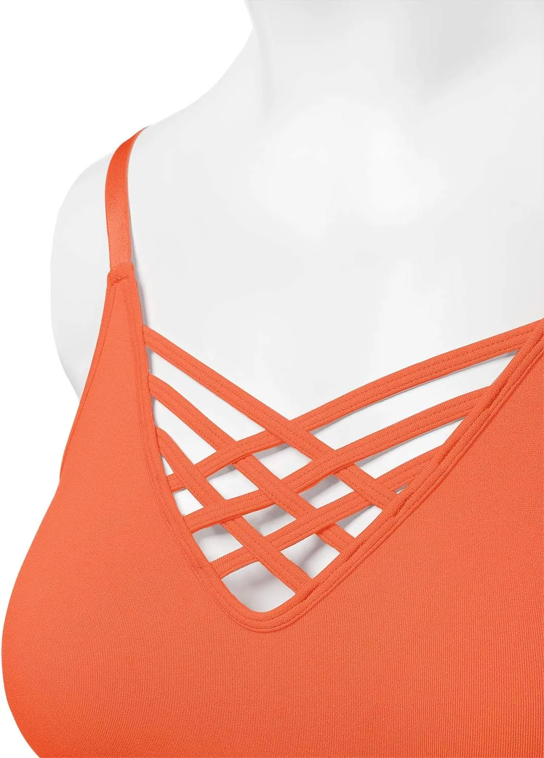 Women's Camisole Tank Adjustable Spaghetti Strap Cute Sexy Crop Tops