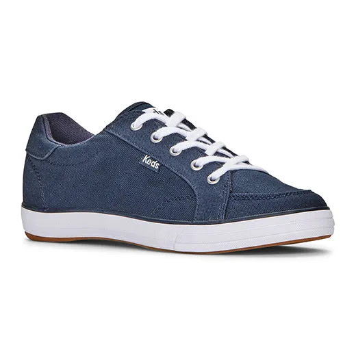 Women's Center III Canvas Sneaker Navy (WF67537)