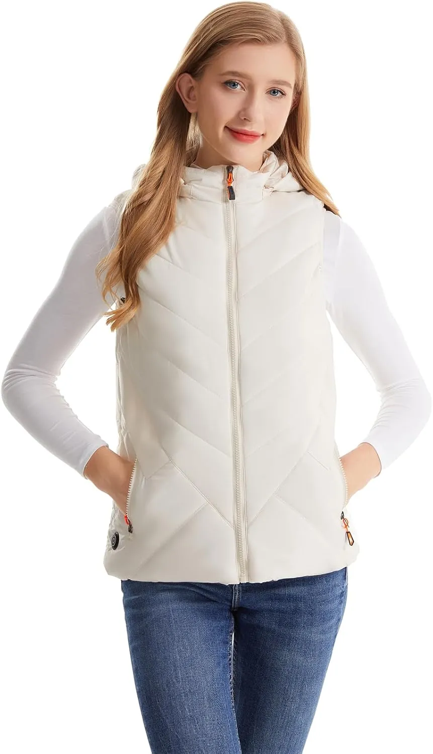 Women's Heated Vest with Battery Heated Body Warmer Winter Outdoor Heating Jackets for Women