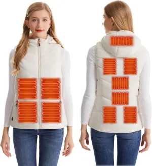Women's Heated Vest with Battery Heated Body Warmer Winter Outdoor Heating Jackets for Women