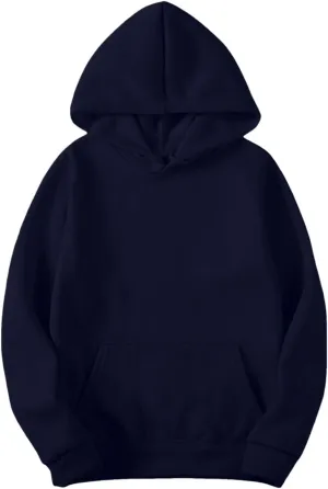 Womens Hoodies Oversized Sweatshirts Solid Pullover Long Sleeve Sweaters Winter Fall Fashion Outfits with Pocket