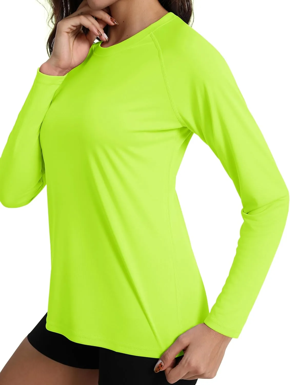 Women's Long Sleeve Shirt UPF 50  UV Sun Protection Rash Guard Lightweight Quick Dry Hiking Workout Tops