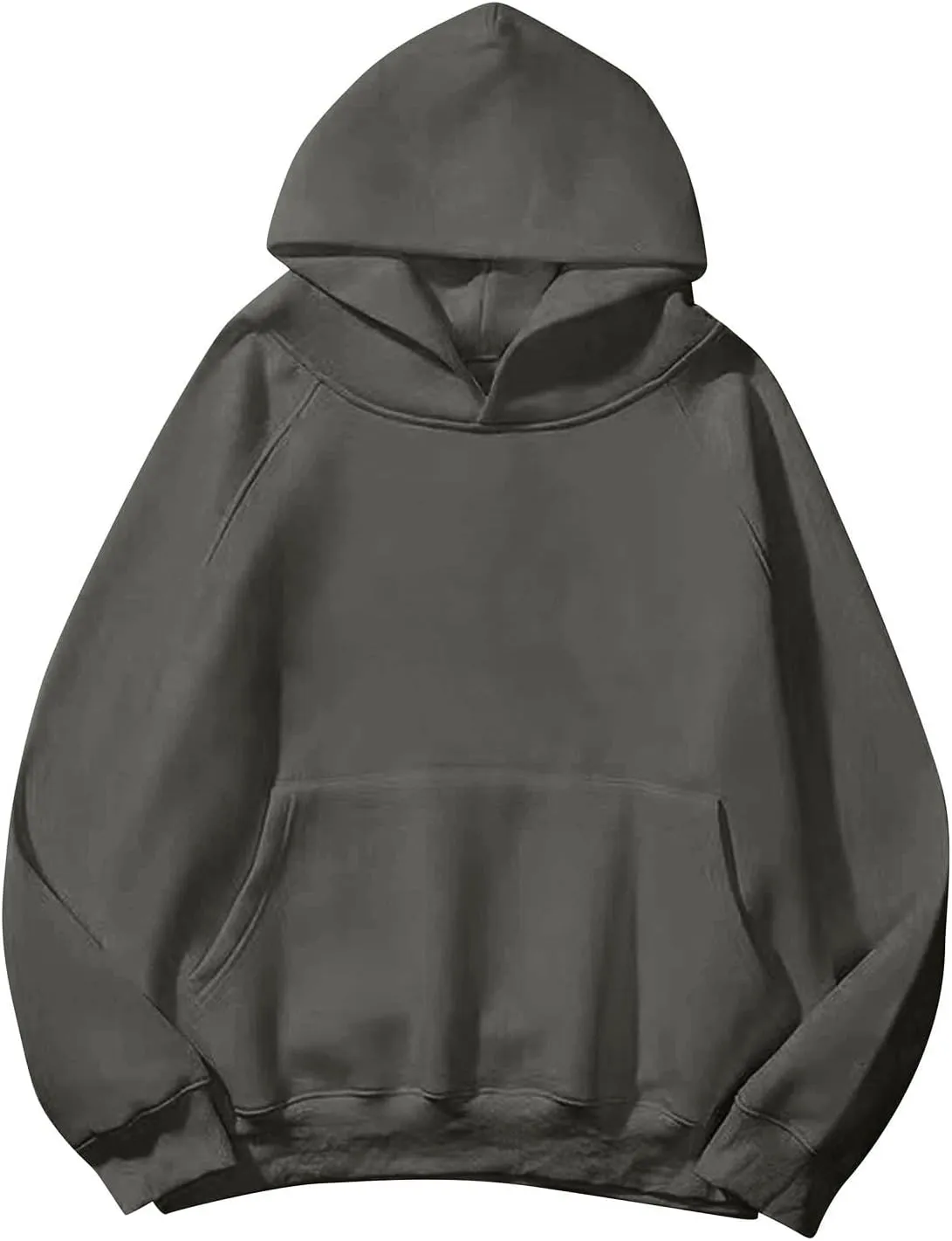 Womens Oversized Hoodies Hooded Sweatshirts Raglan Sleeve Sweater Tunic Tops Fall Winter Outfits
