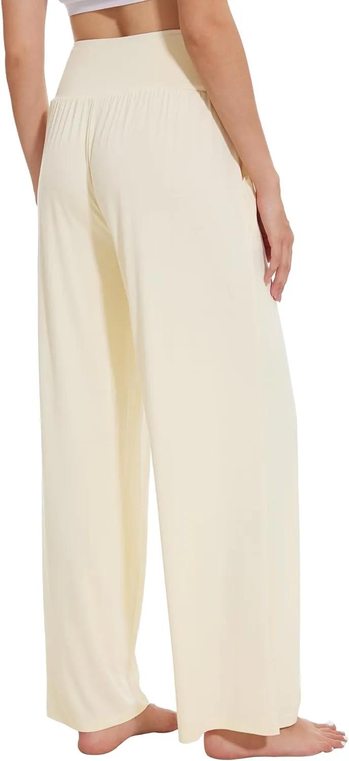 Women's Pajamas Pants Sleepwear Soft Knit Lounge Bottom Pockets Casual Loose Pjs Viscose from Bamboo S-XXL