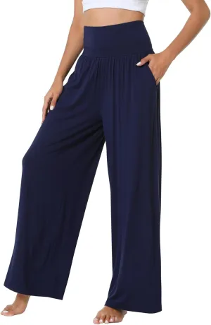 Women's Pajamas Pants Sleepwear Soft Knit Lounge Bottom Pockets Casual Loose Pjs Viscose from Bamboo S-XXL
