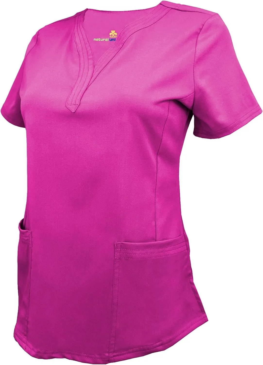 Women's Scrub Set Stretch and Ultra Soft Y-Neck Medical Scrub Top and Pants