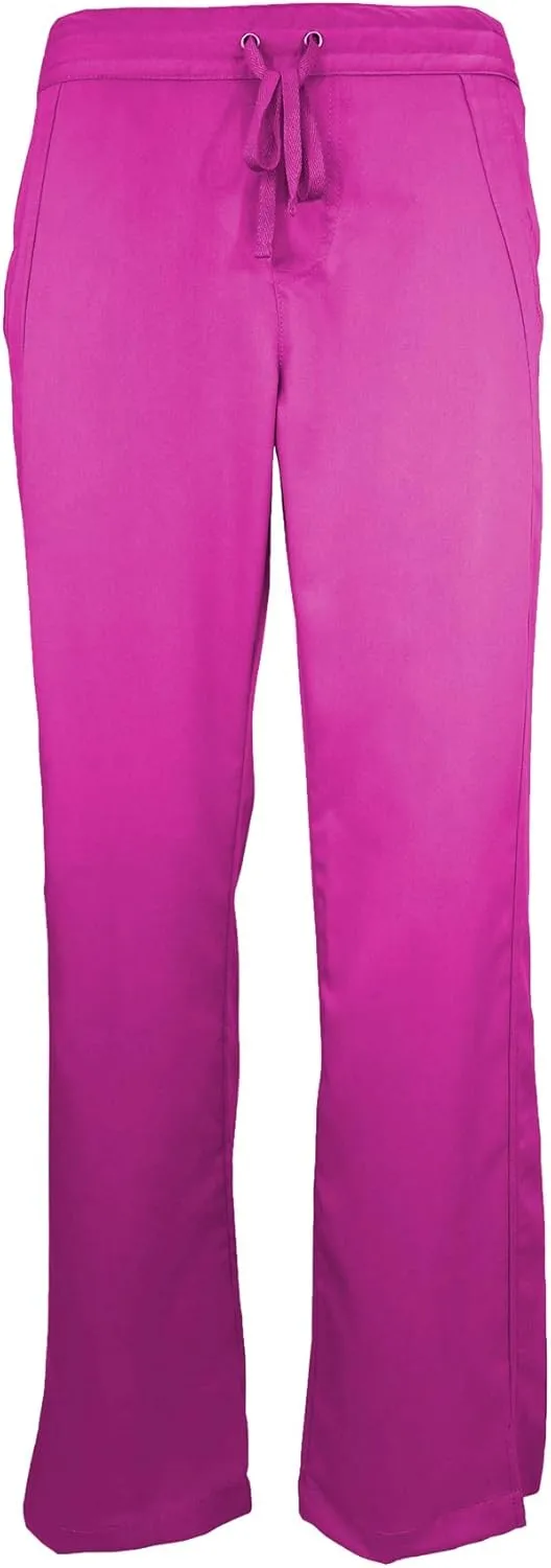 Women's Scrub Set Stretch and Ultra Soft Y-Neck Medical Scrub Top and Pants