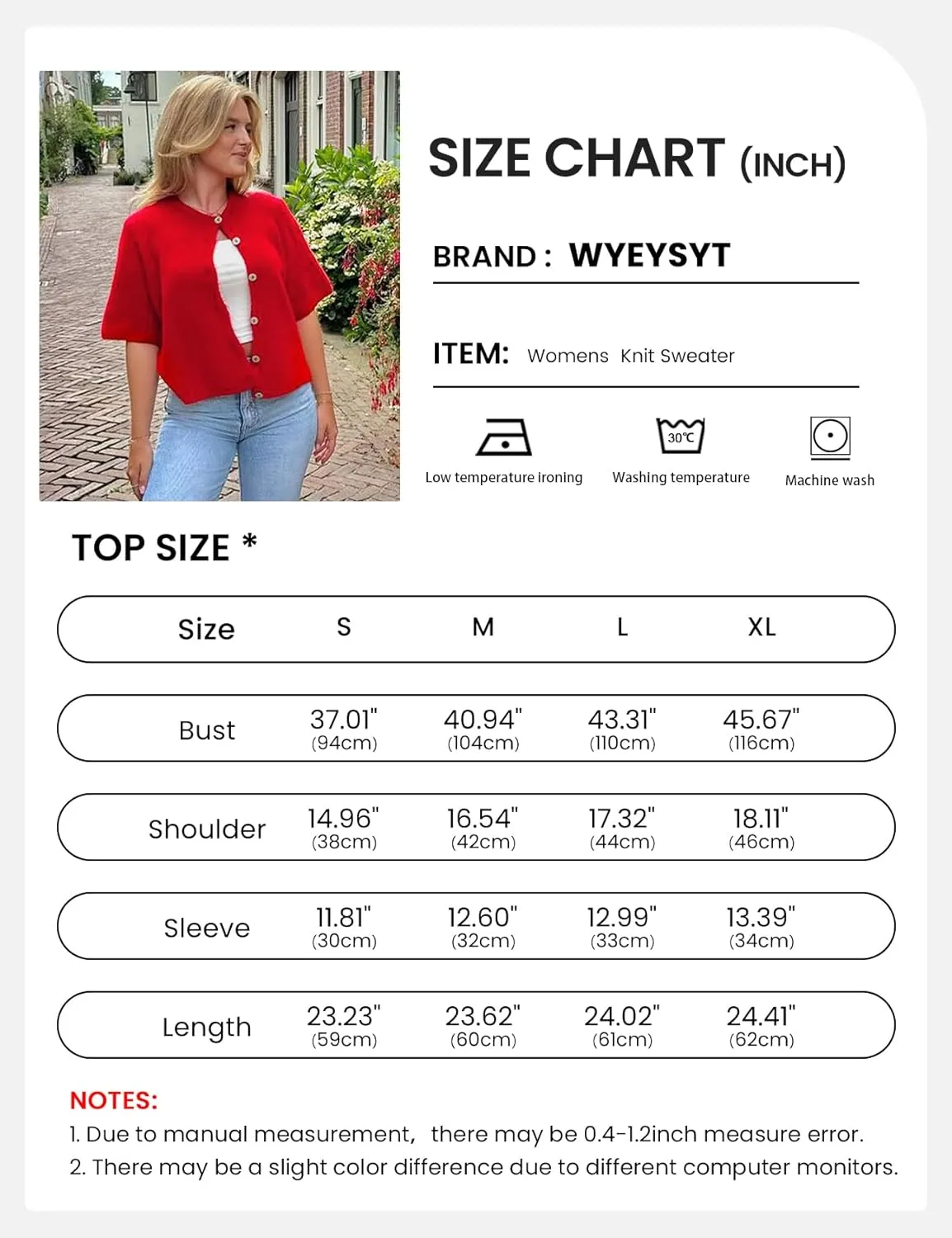 Wyeysyt Womens Cropped Knitted Cardigan Y2K Short Sleeve Button Down Sweater Cardigan Shirt Casual Solid Color Ribbed Outwear