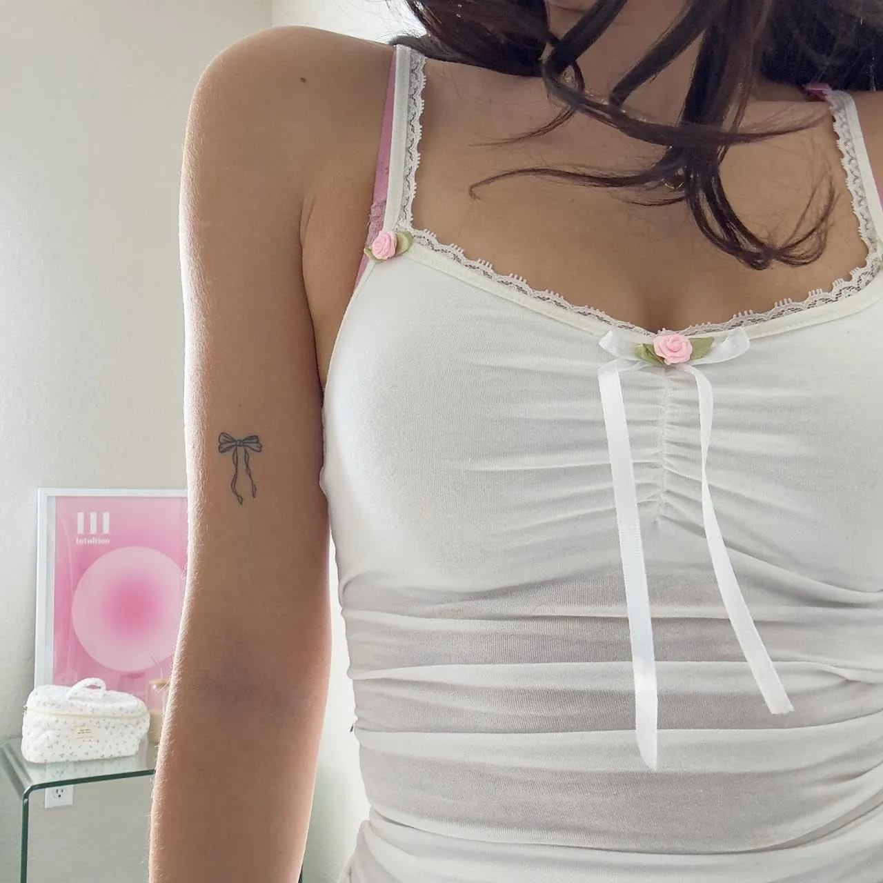 Y2k Lace Cami Tank Top for Women See-Through Sheer Mesh Halter Vest Spaghetti Strap Slim Fit Going Out Camisole
