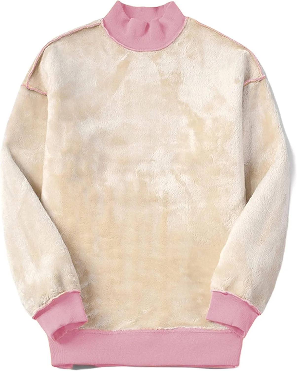 Yeokou Women's Winter Hoodies Pullover Sherpa Fleece Warm Heavyweight Sweatshirt