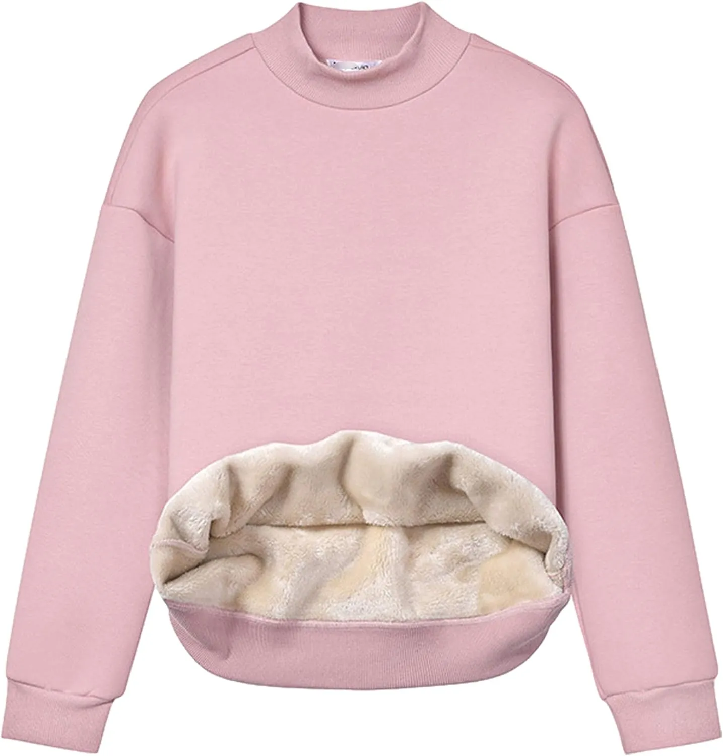 Yeokou Women's Winter Hoodies Pullover Sherpa Fleece Warm Heavyweight Sweatshirt