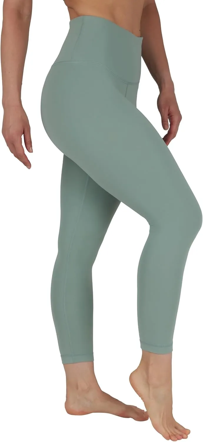 Yogalicious High Waist Buttery Soft Lightweight Capri Leggings High Rise Workout Yoga Pants for Women