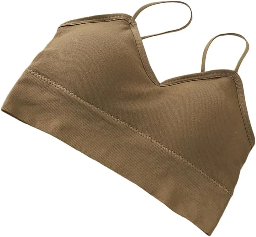 Zcargel Crisscross Camisole Bra 1/3/6PCS Sports Bra Straps Bras Camisole V Neck Women's Tank Top 2024