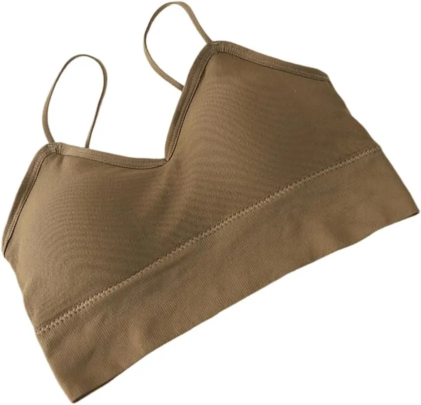 Zcargel Crisscross Camisole Bra 1/3/6PCS Sports Bra Straps Bras Camisole V Neck Women's Tank Top 2024