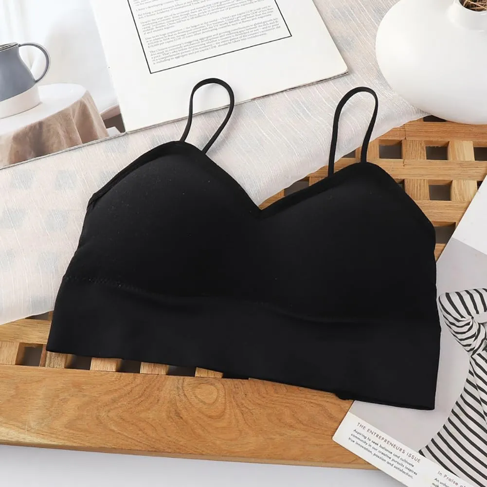 Zcargel Crisscross Camisole Bra 1/3/6PCS Sports Bra Straps Bras Camisole V Neck Women's Tank Top 2024