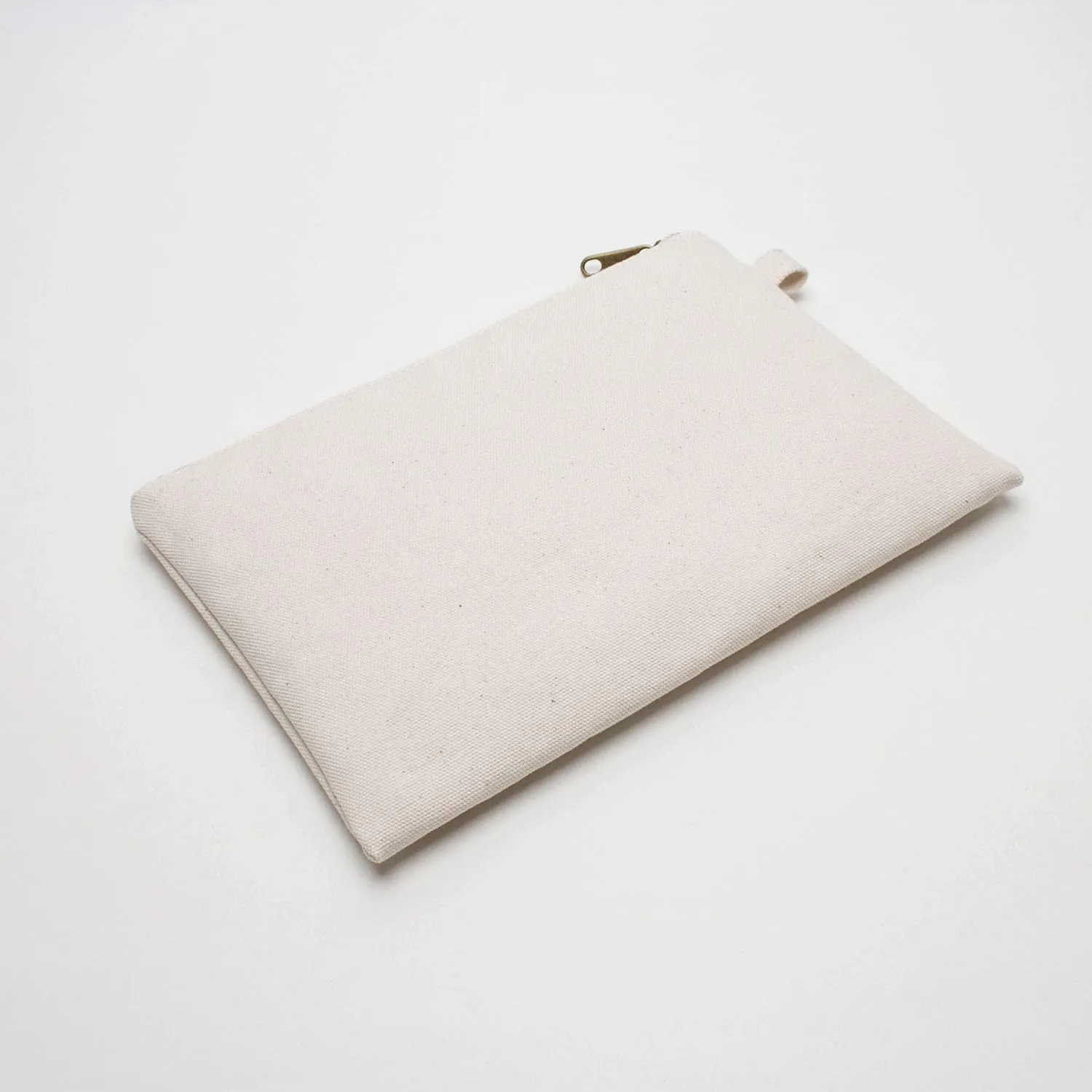 Zipper Pouch Storage Bag Simple and Stylish Women's Cosmetic and Travel Bag (Beige-basic-2)